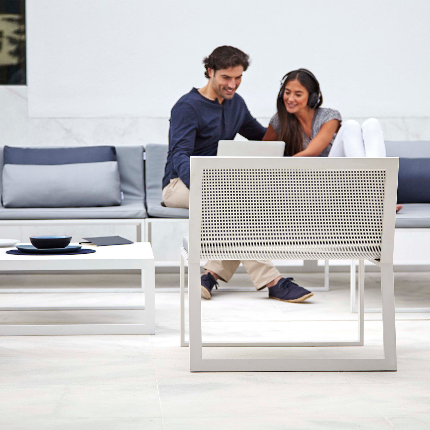 Blau luksus design møbler nyd udelivet med møbler fra Gitz Design og Gandia Blasco