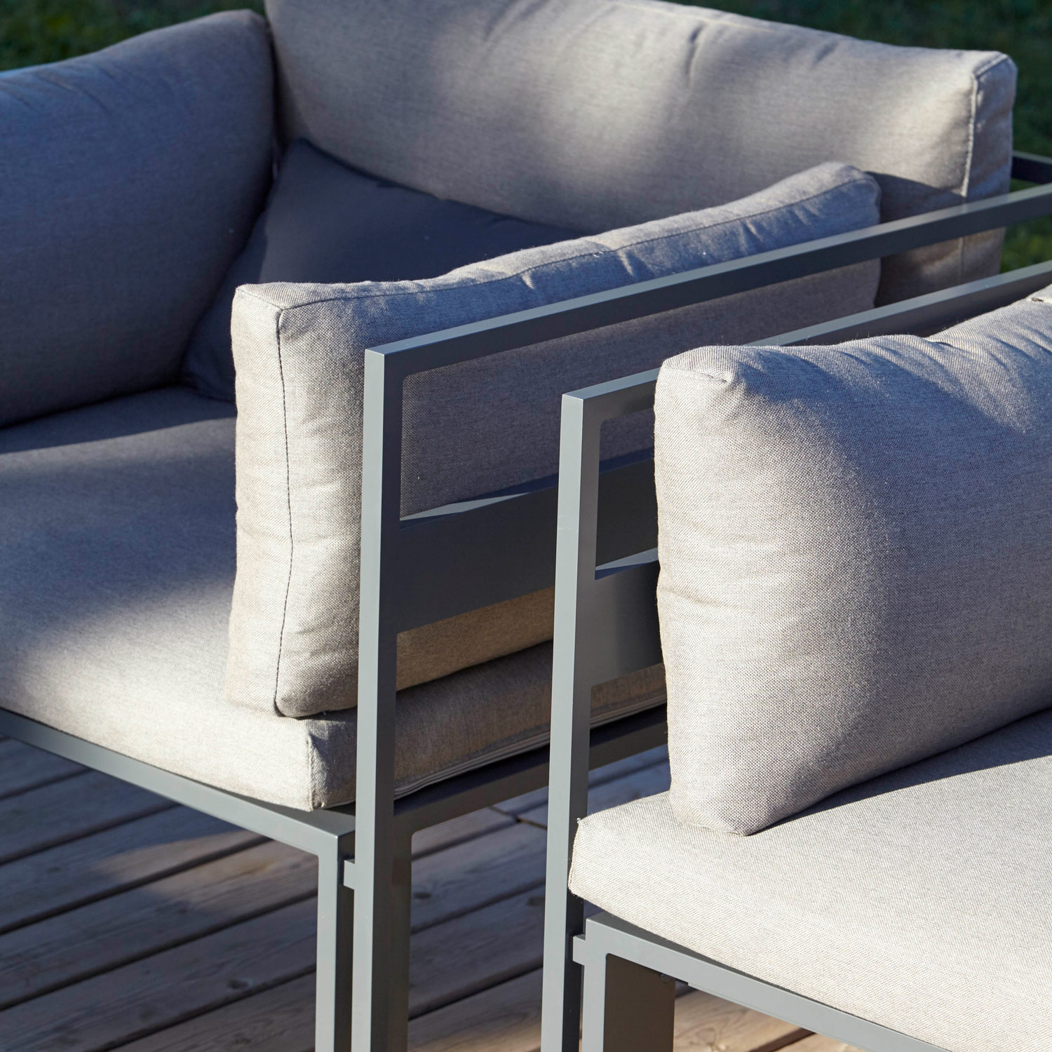Jian chaiselong sofa og puder i det flotteste stof fra Gitz Design og Gandia Blasco