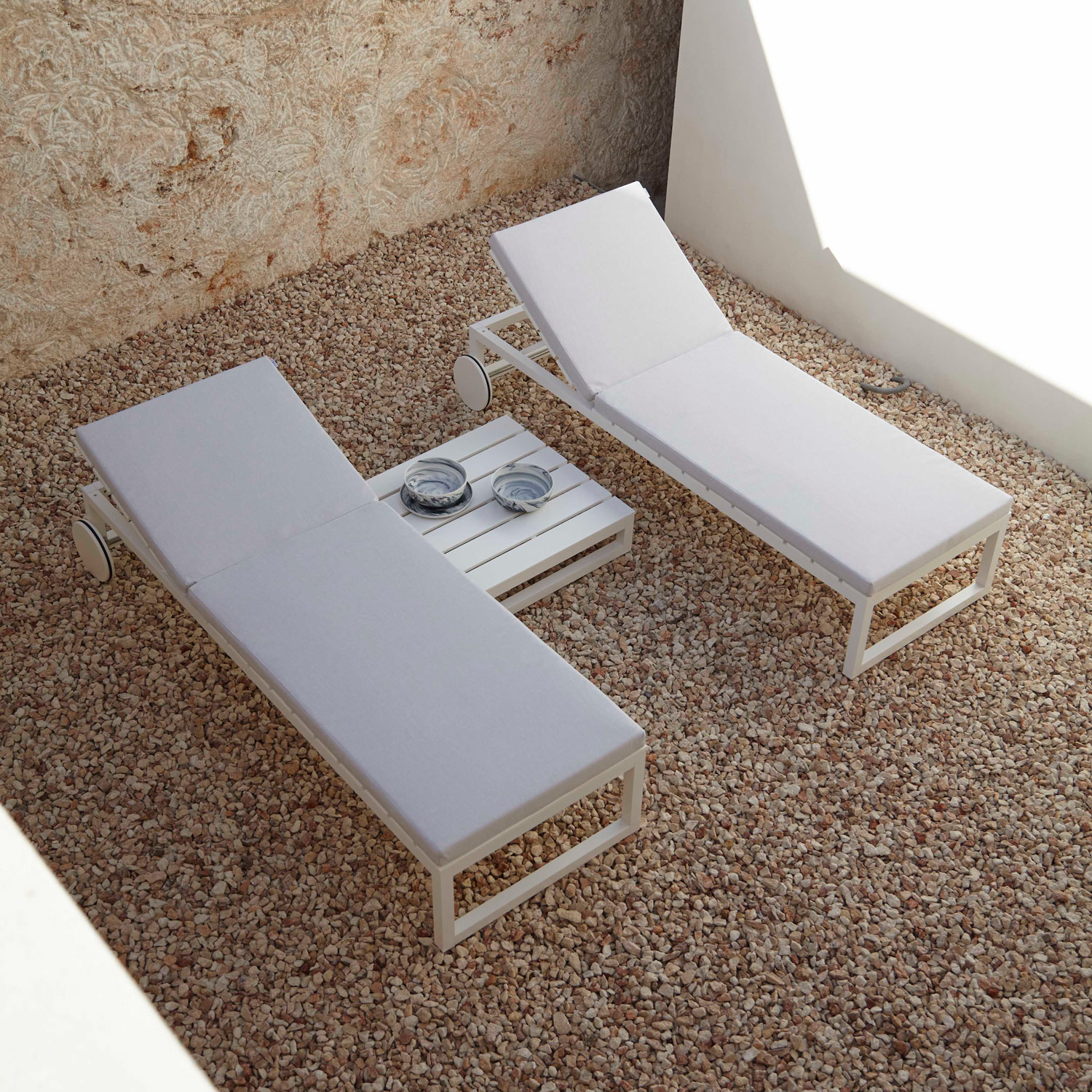 Saler Soft designermøbler og liggestole med hynder fra Gitz Design og Gandia Blasco