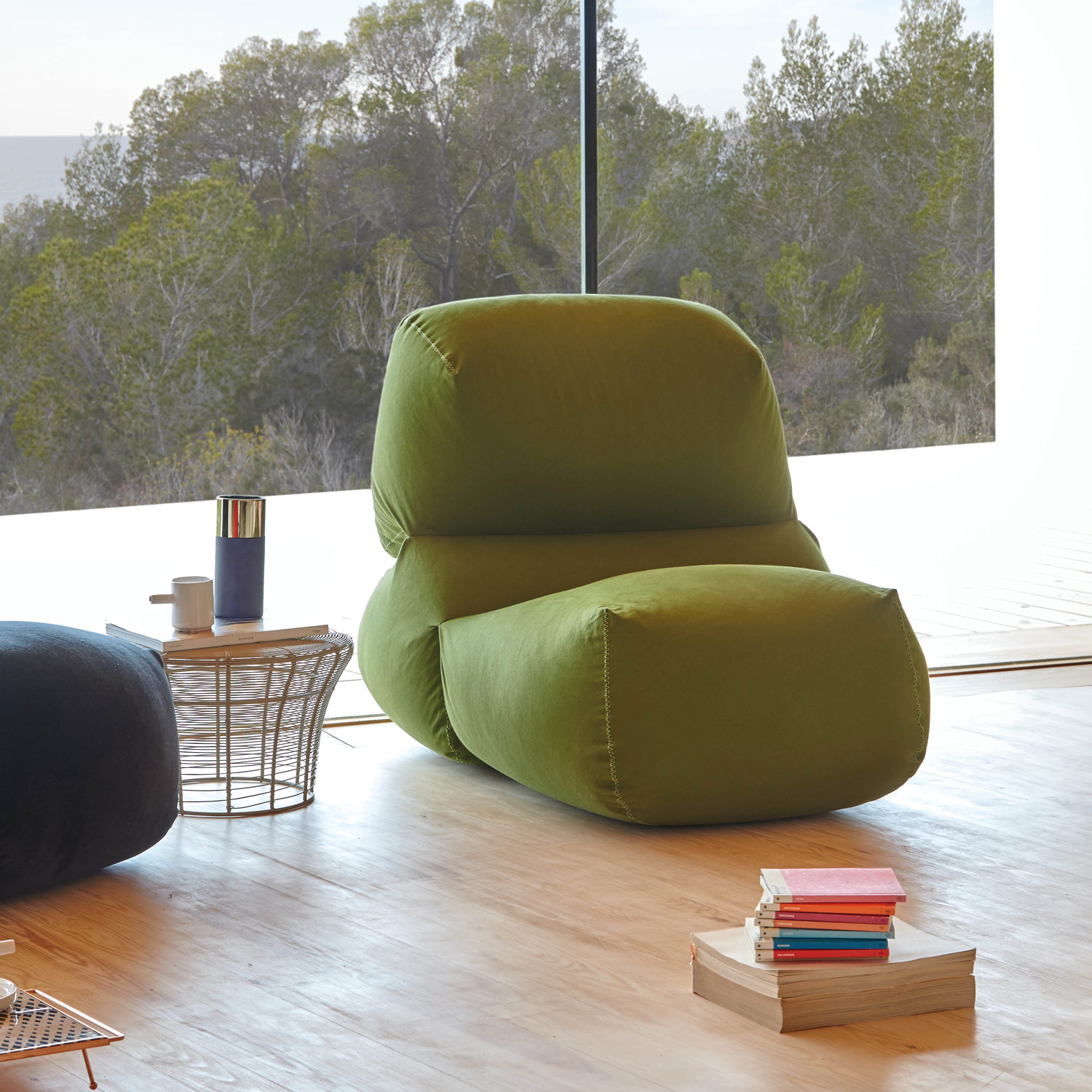 Velour stol til den moderne indretning i serien fra Gitz Design